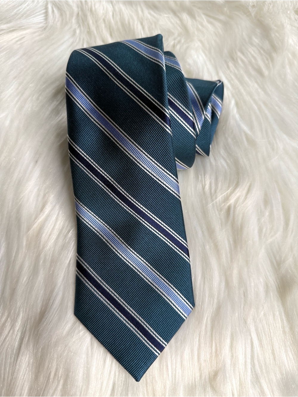 Jos. A. Bank Blue Striped Travelers Tie